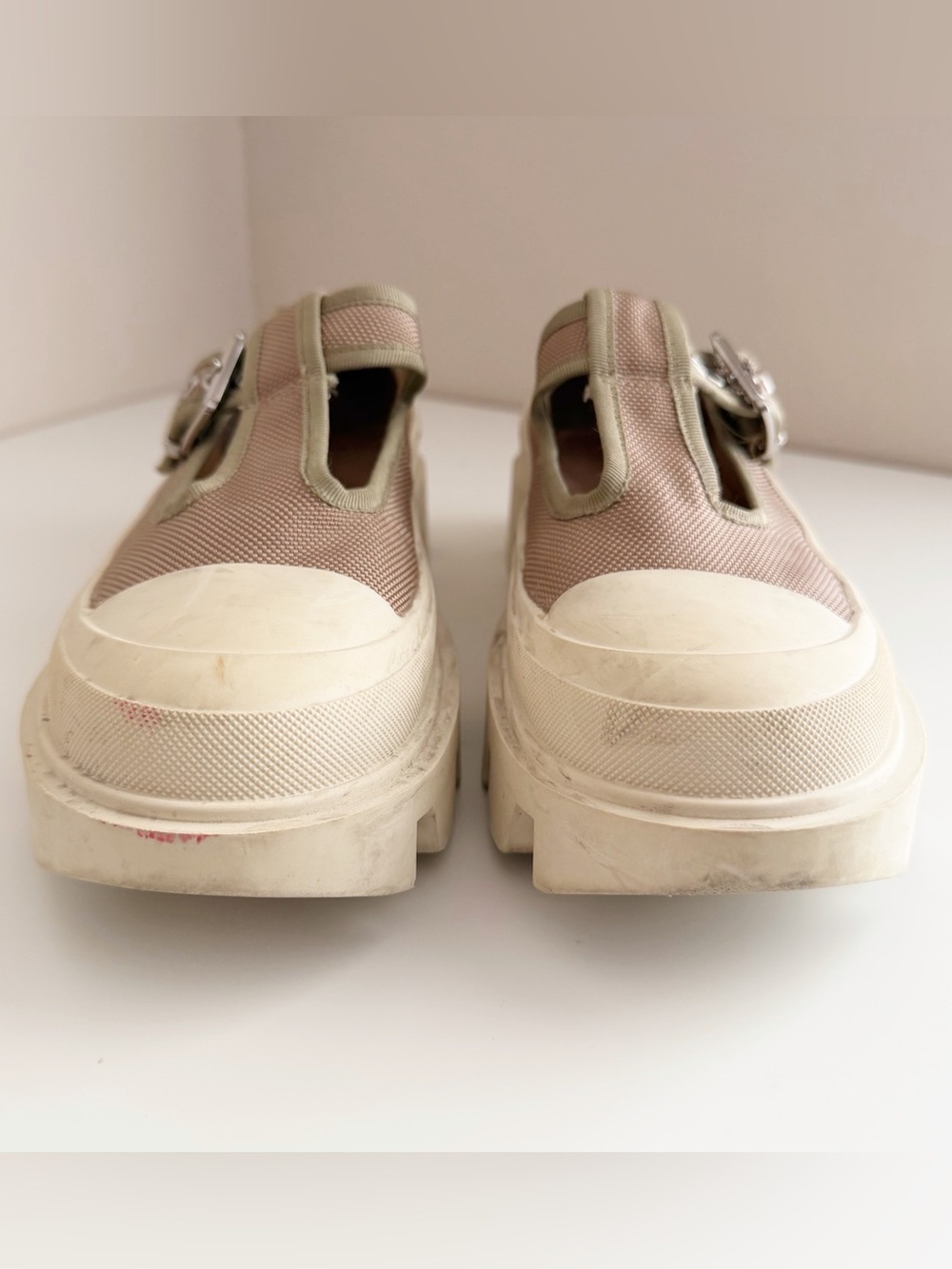 Jeffrey Campbell Marley Marry Jane Canvas Platforms size 8 - Picture 3 of 6